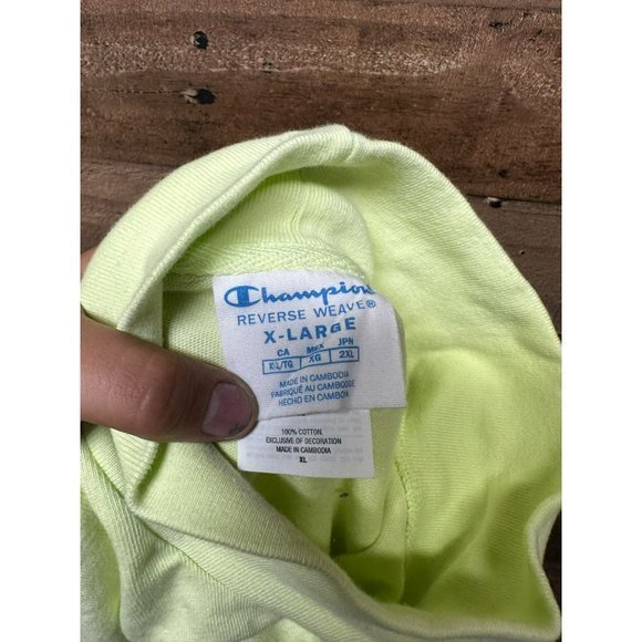 Champion Reverse Weave Men's Mock Neck Long Sleeve Size X-Large - Picture 2 of 3